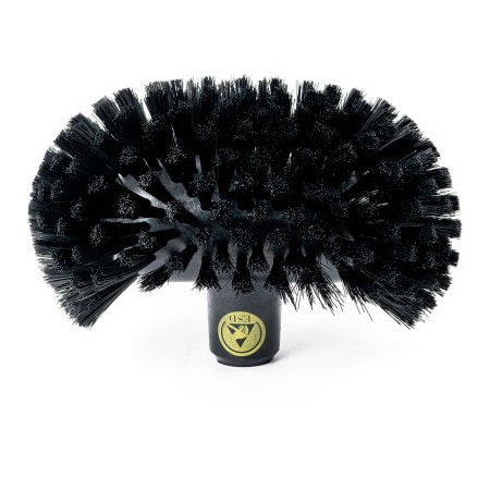 Lpd Trade LPD Trade ESD Conductive Tank Brush, Base only, Stiff Bristles, 4-5/7in, Black - C27154